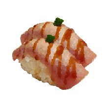 Nigiri flameado de atún