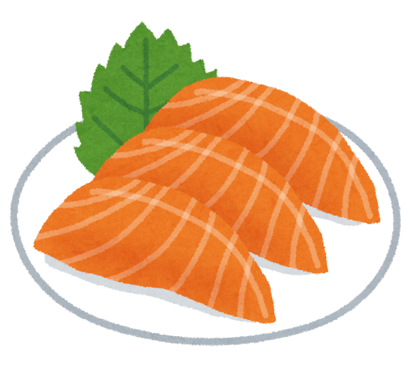 Sashimi de salmón