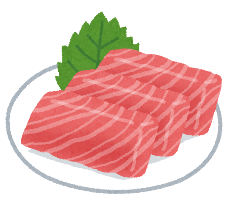 Sashimi de atún